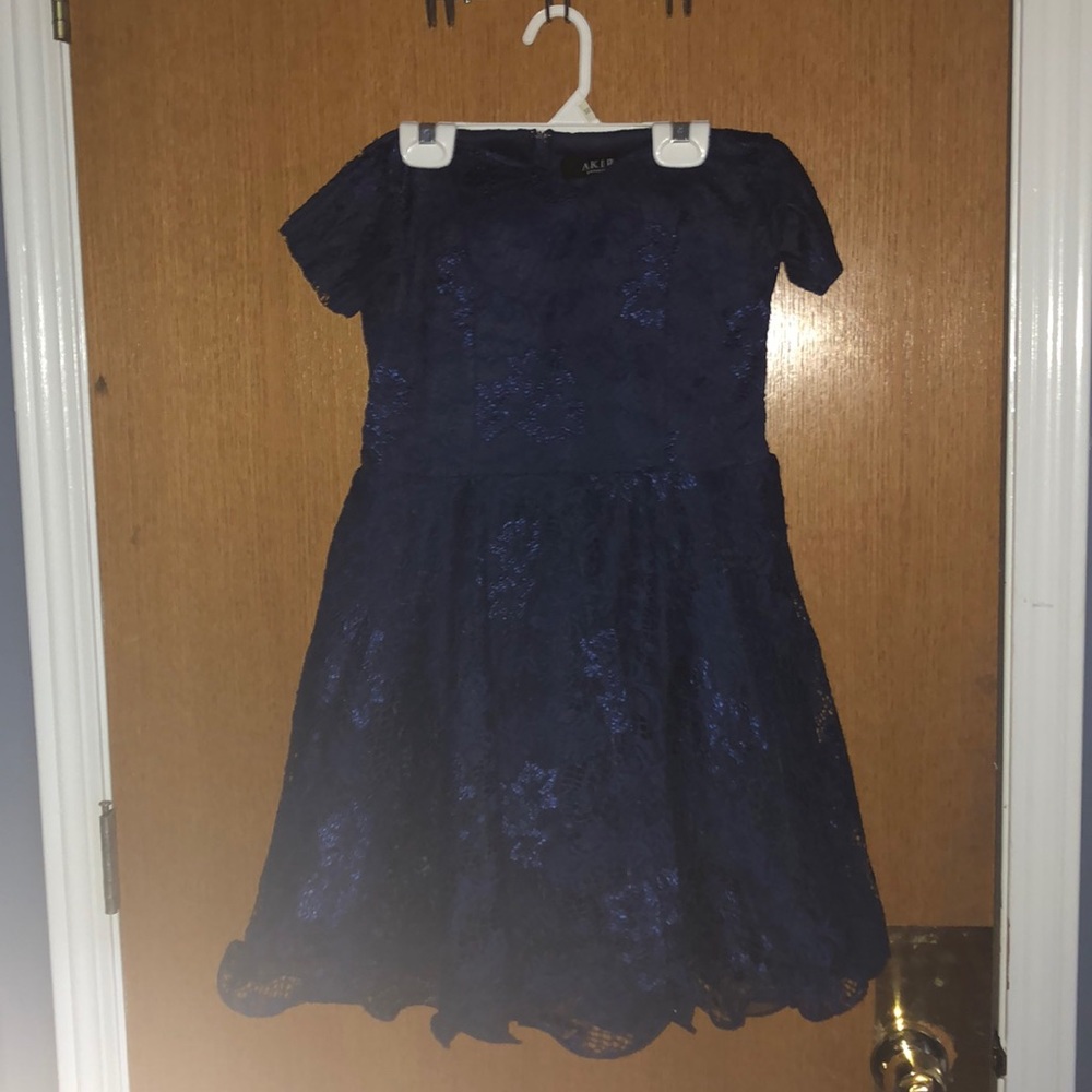 Navy blue homecoming dress